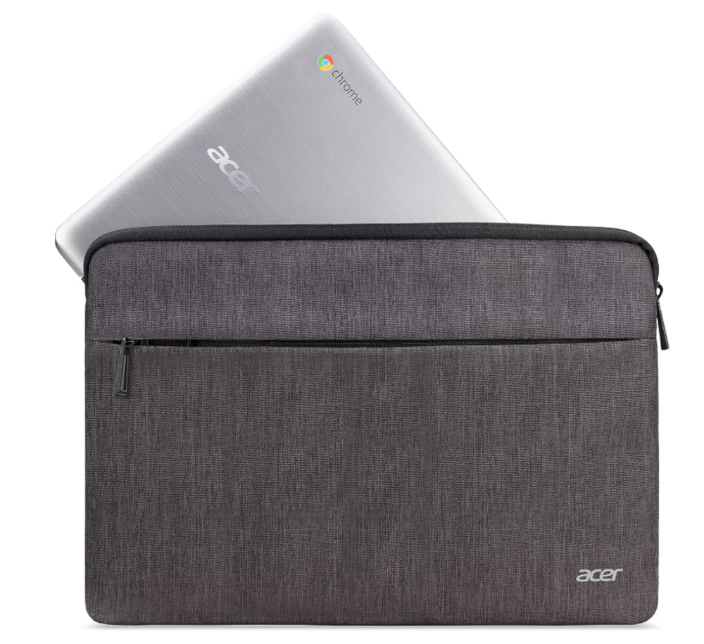 Acer Protective Laptop Sleeve Case Bag Gray Fits Up to 15.6" Laptop Zippered